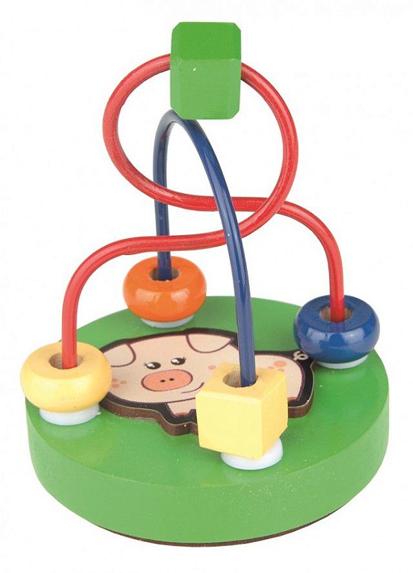 Brinquedo Educativo Mini Aramado - Porco - Carlu