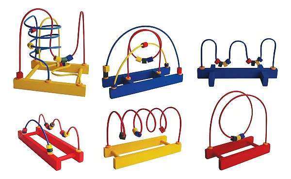 Sonho de Criança conjunto brinquedos educativos de aramados 6 peças