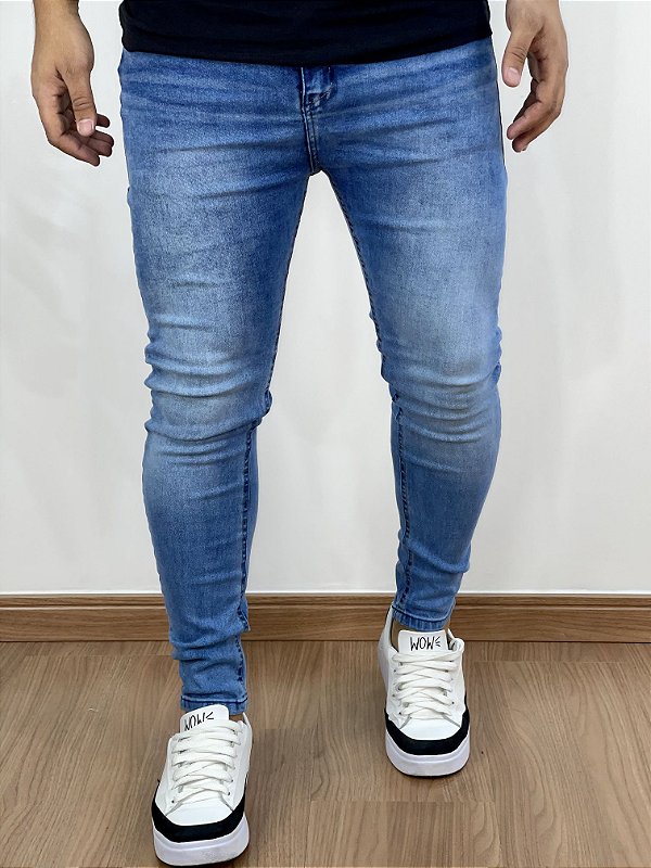 Calça Jeans Básica Lav Média Super Skinny - Colin Denim