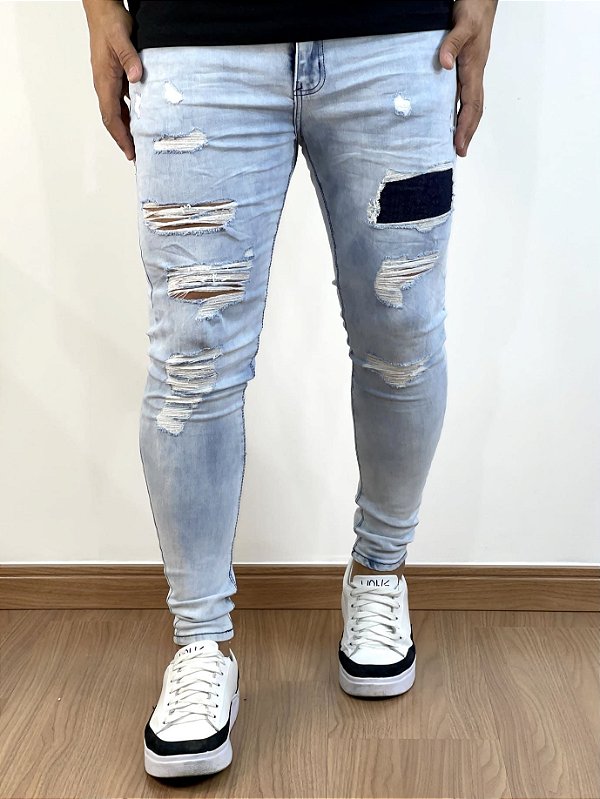 Calça Jeans Lav Clara Super Skinny C/ Forro - Creed Jeans