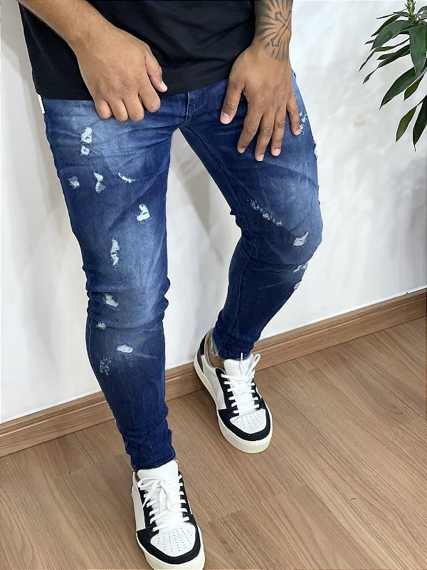 Calça Jeans Super Skinny Escura Seatle - Creed Jeans