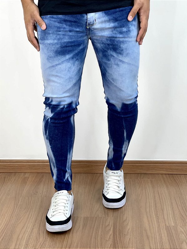 Calça Jeans Super Skinny Stained - Jay Jones