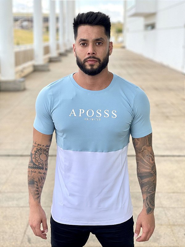 Camiseta Azul Unlimited - Aposss