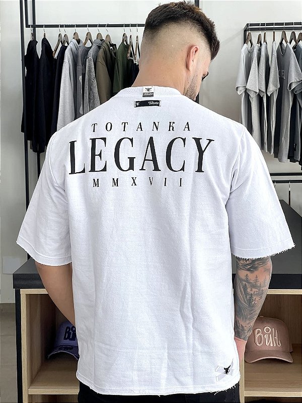 Camiseta Oversized Branca Legacy - Totanka