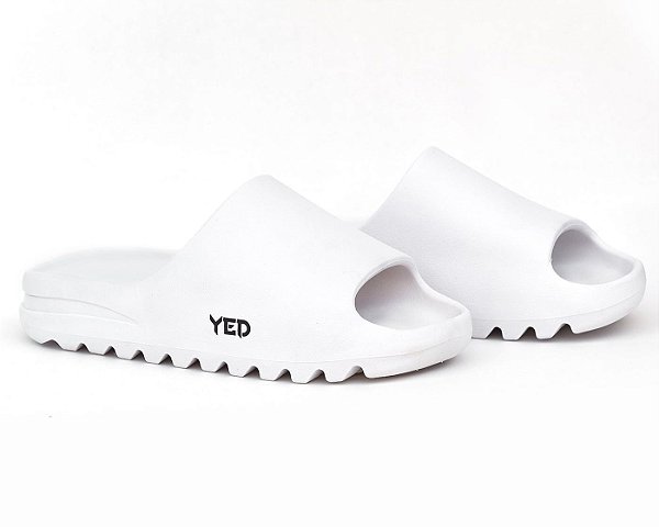 Chinelo Slide Tratorado Confort White - Yed