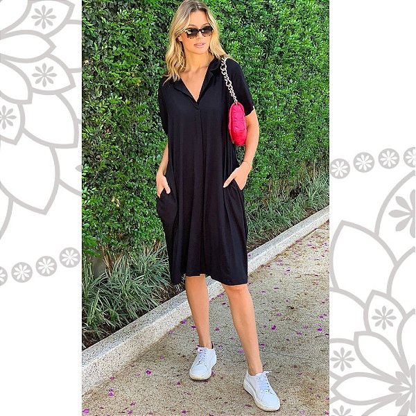 Vestido Bélgica Preto