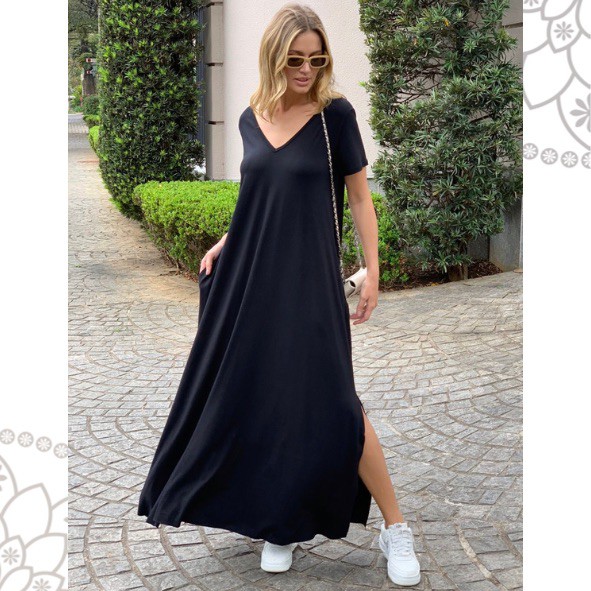 Vestido Sardenha Preto