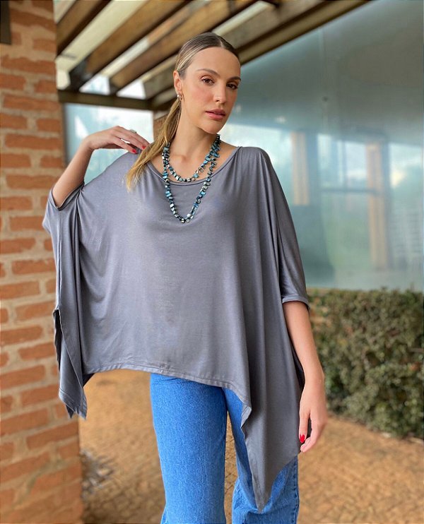 Blusa Deise Cinza