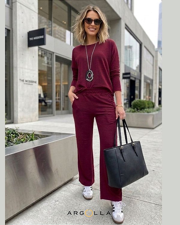 Conjunto Moletinho Duo - Vinho
