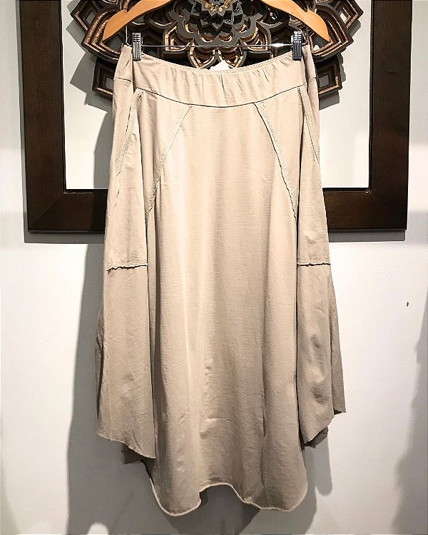 Saia TAI 100% Algodão - areia