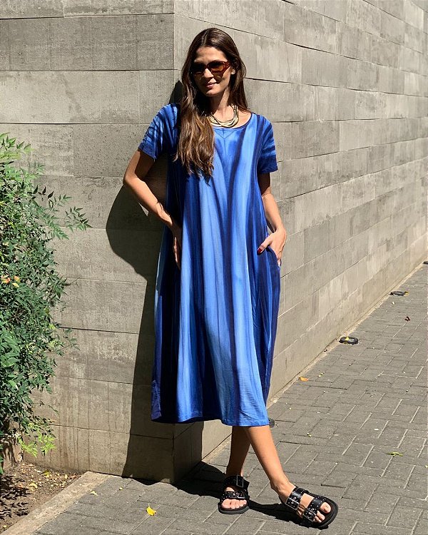 Vestido Lorena Azul