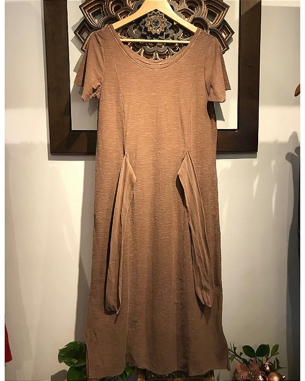 Vestido Midi Duo- Coconut -100%algodão