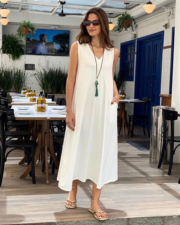 Vestido Camile off White