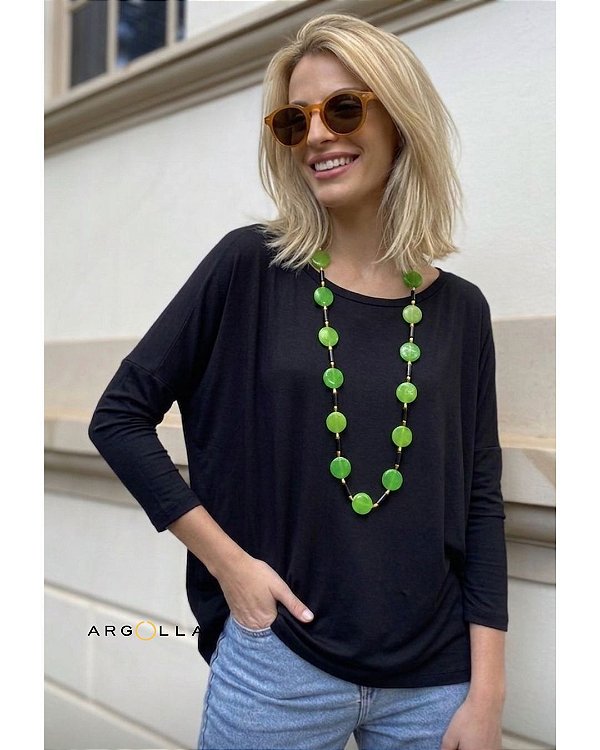Blusa Alcaçus Preta