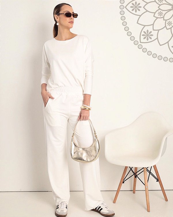 Conjunto Moletinho Duo - Off White