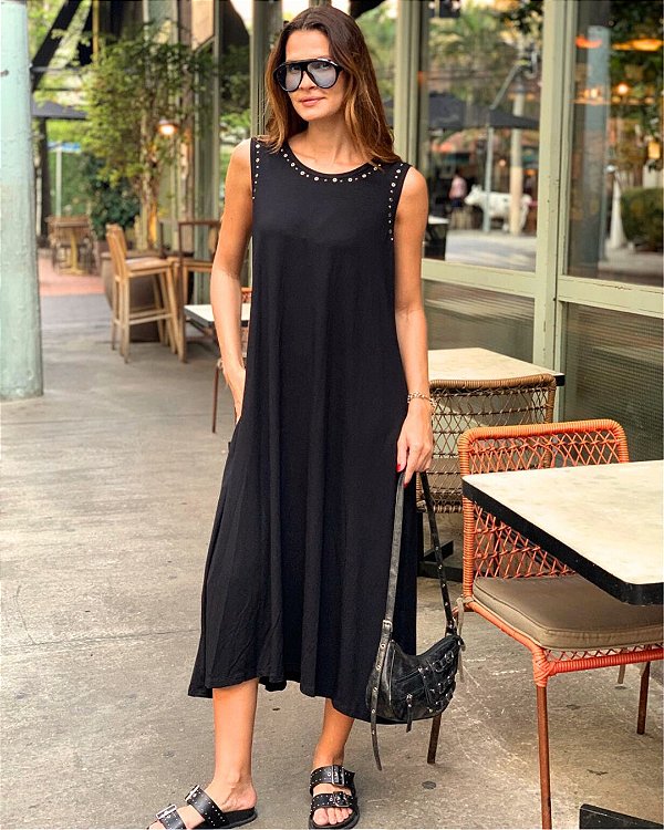 Vestido Mônaco Preto