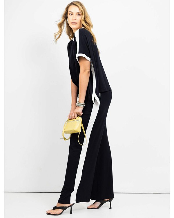 Conjunto Turim Preto feminino casual confortável