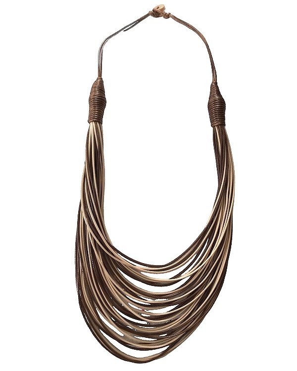Colar Zanzibar Mescla 70cm Casual