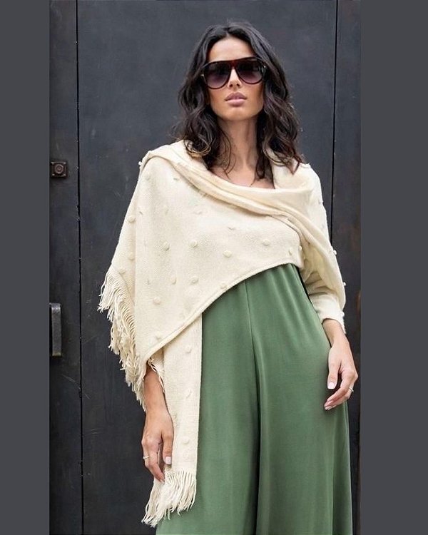 Sobrelook Éze OFF WHITE Tricô