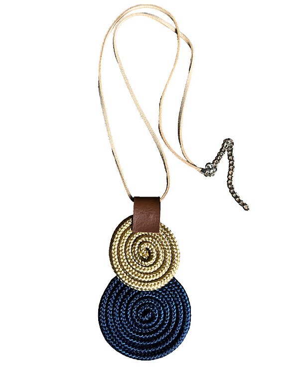 Colar Espiral Marinho