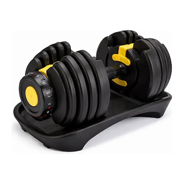 Dumbbell Halter com anilhas regulavel 24KG - unid
