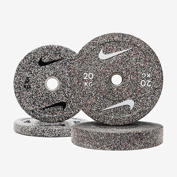 Anilhas Olímpicas Nike Grind Bumper Plates - Pesos em Libras (LB) - pares