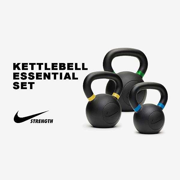 Kit Nike Kettlebell Essential Set (26lb+35lb+53lb)