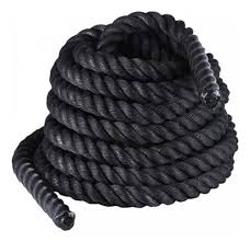 Corda Naval Nylon 10 Metros 38mm - Cor Preto