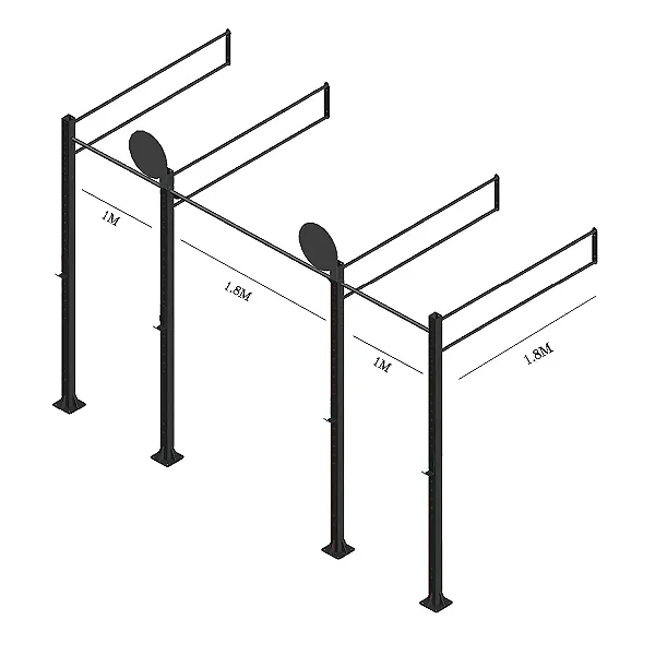 Rack VKN 022 - 60x60 - Robusto Preto