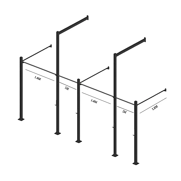 Rack VKN 023 - 60x60 - Robusto Preto