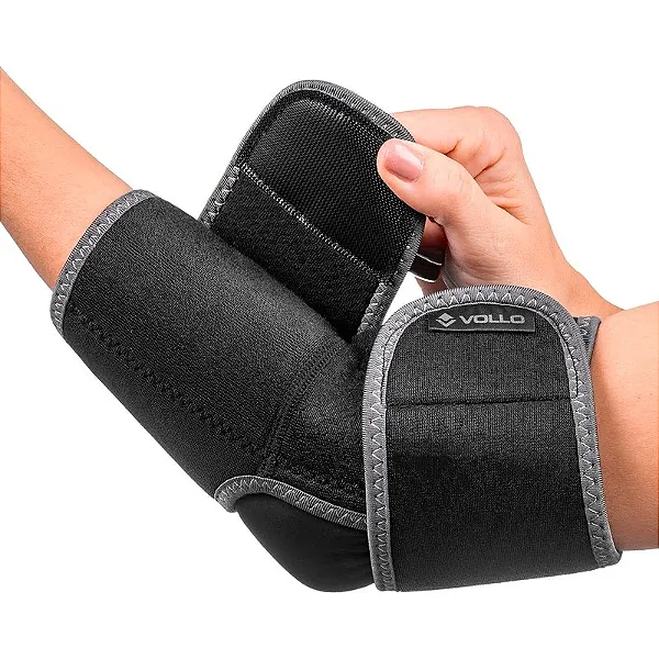 Cotoveleira de Compressão Ajustável em Neoprene Vollo