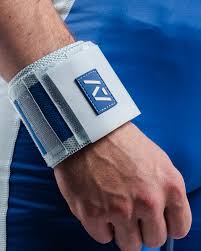 Munhequeira A7 Zebra Wrist Wraps Cyanite - par