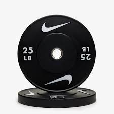 Anilha Olímpica Nike Bumper Plates - Cor Preto - vendido em pares
