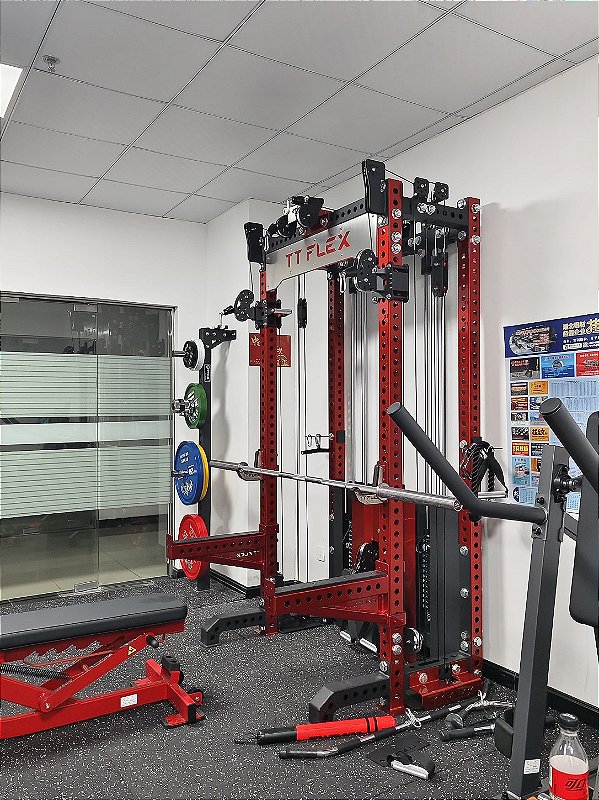 Power Rack TTFlex 2 em 1 com Sistema Completo