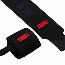 Munhequeira SBD Wirst Wraps- Preto / Vermelho
