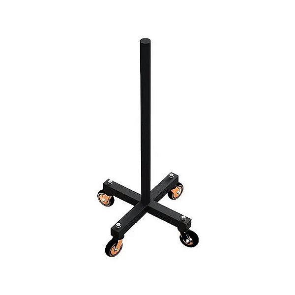 Suporte Anilhas Olímpicas Vertical com rodinhas
