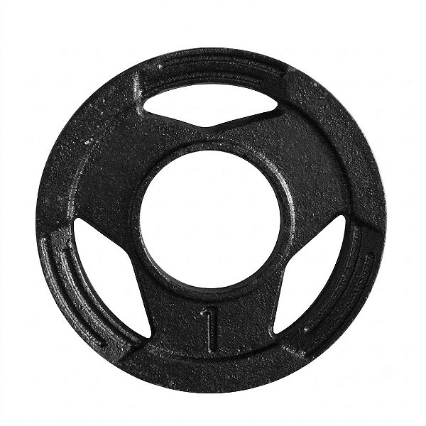 Anilha Olímpica Ferro 51mm Sport- 1kg - par