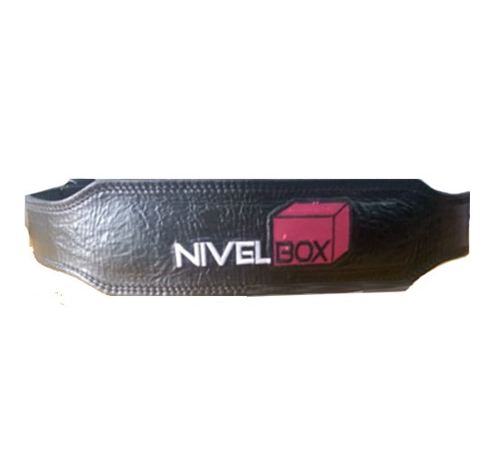Cinto Levantamento Peso de Couro 4" (10cm) - Fivela Dupla