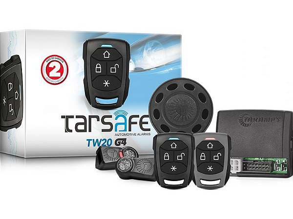 Alarme Automotivo Taramps TW20P G4 Controle Bloqueador Sensor de Presença