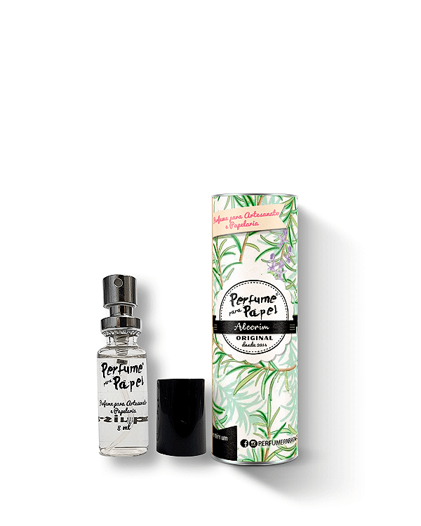 ALECRIM 8 ml - MINI Perfume para Artesanato e Papelaria - Perfume para Papel