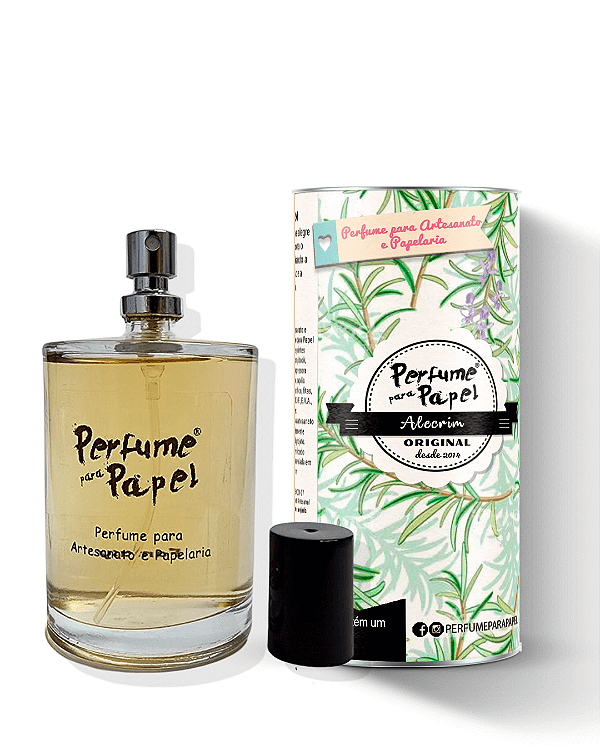 ALECRIM 100 ml - MEGA Perfume para Artesanato e Papelaria - Perfume para Papel