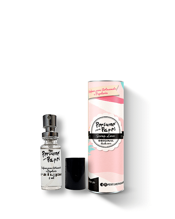 SCRAP LOVE 8 ml - MINI Perfume para Artesanato e Papelaria - Perfume para Papel