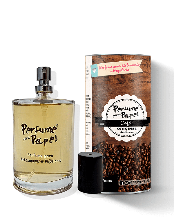CAFÉ 100 ml - MEGA Perfume para Artesanato e Papelaria - Perfume para Papel