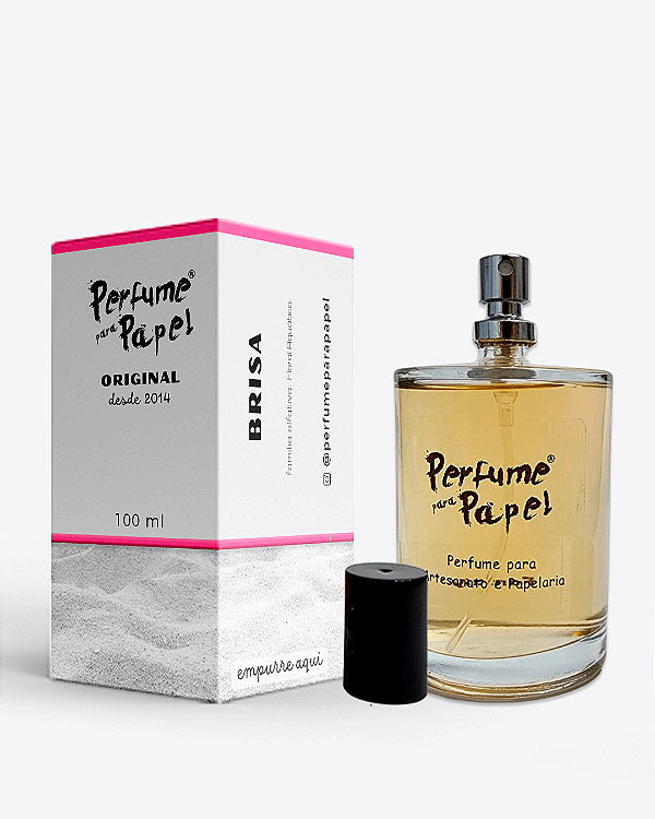 BRISA 100 Ml - MEGA Perfume Para Artesanato e Papelaria - Perfume para Papel