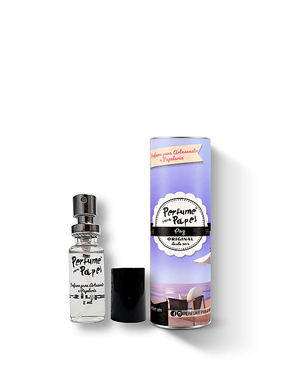 PAZ 8 ml - MINI Perfume para Artesanato e Papelaria - Perfume para Papel