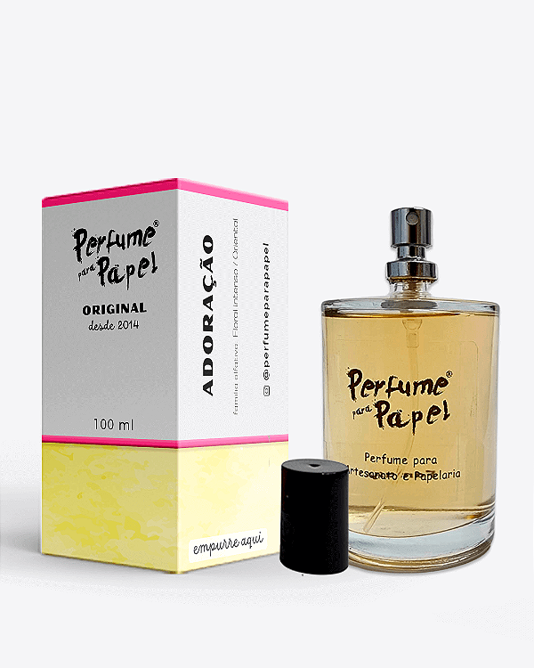 ADORAÇÃO 100 Ml - MEGA Perfume Para Artesanato e Papelaria - Perfume para Papel