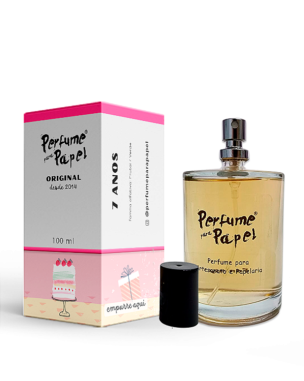 Edição 7 ANOS - 100 ml - MEGA Perfume para Artesanato e Papelaria - Perfume para Papel