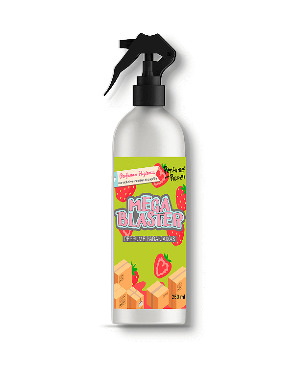 MORANGUINHO 250 ml - MEGA BLASTER Perfume para Caixa e Embalagens - Perfume para Papel
