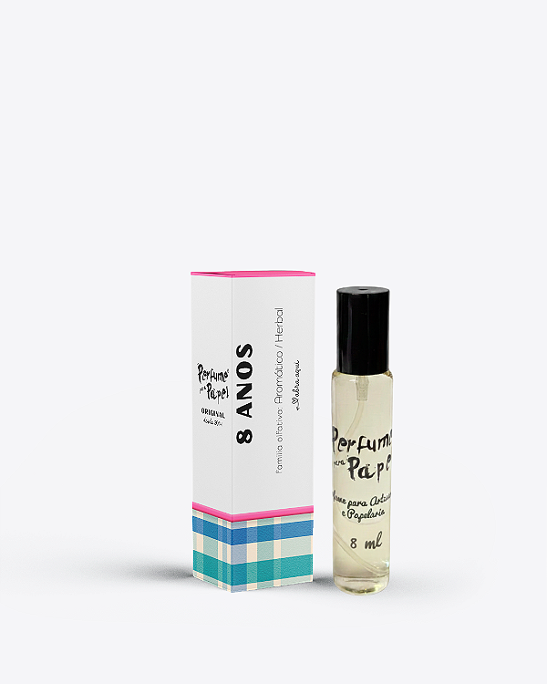Edição 8 ANOS 8 ml - MINI Perfume para Artesanato e Papelaria - Perfume para Papel