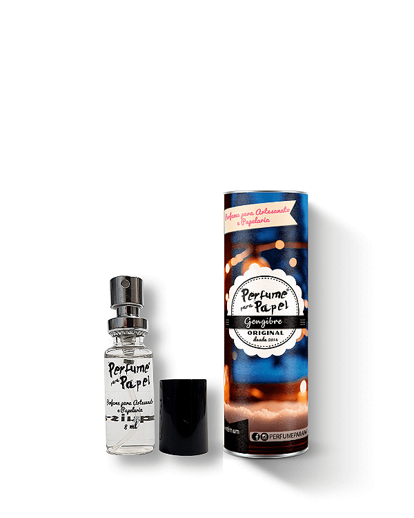 GENGIBRE 8 ml - MINI Perfume para Artesanato e Papelaria - Perfume para Papel